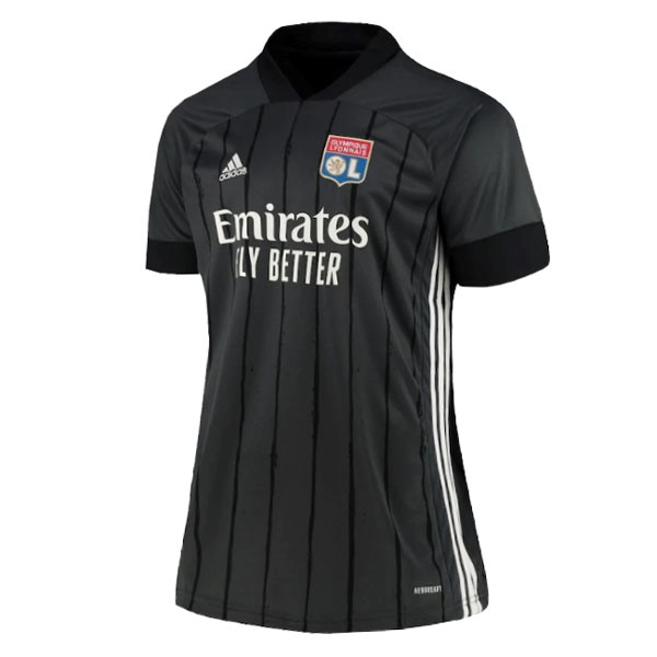 Camiseta Lyon 2ª Kit Mujer 2020 2021 Negro